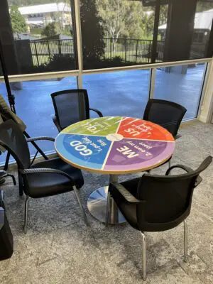 The Peacemaking Pizza Mat